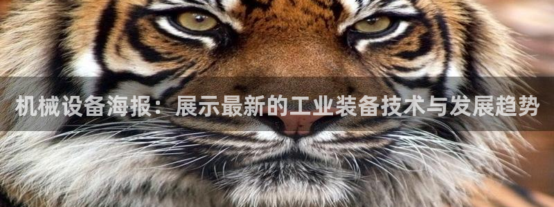 杏盛平台开户：机械设备海报：展示最新的工业装备技术与发展趋势