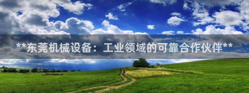 杏盛平台官网注册登录：**东莞机械设备：工业领域的可靠合作伙伴**