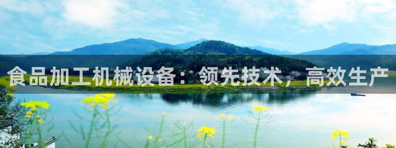 杏盛平台开户：食品加工机械设备：领先技术，高效生产