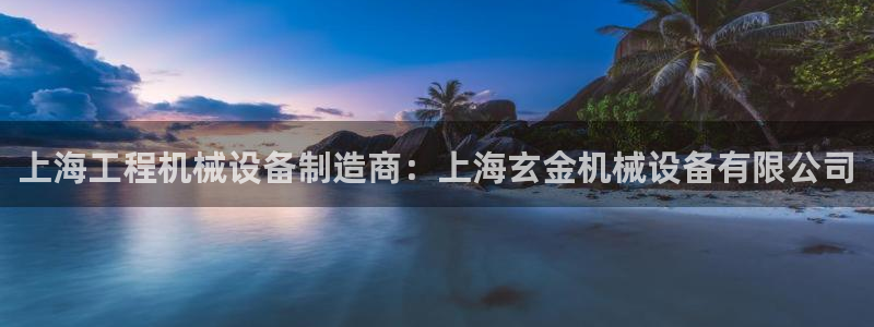 杏盛平台官网：上海工程机械设备制造商：上