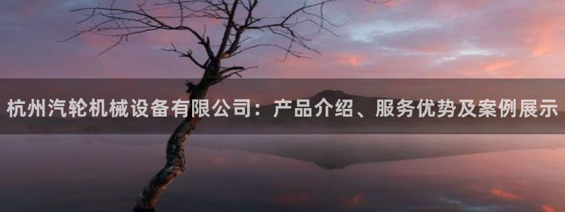 杏盛官网：杭州汽轮机械设备有限公司：产品
